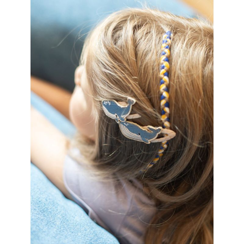 Walfisch, Haarspange, Halfbird