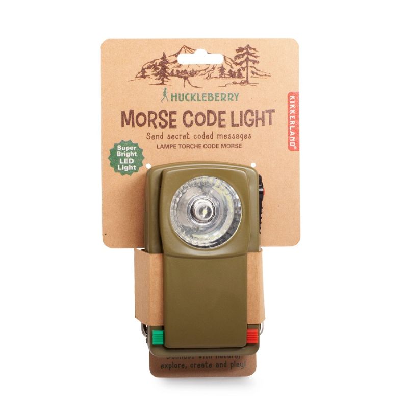 Morse Code Light,Lampe de poche, Huckleberry