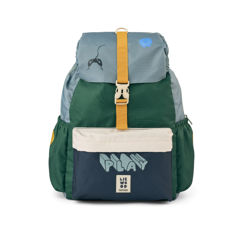 Johnny School Backpack, Play Multi Mix, Liewood