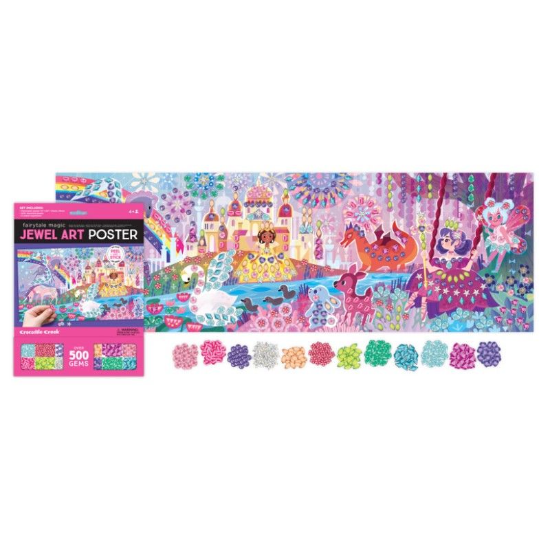 Jewel Art Poster,Fairytale Magic, Crocodile Creek