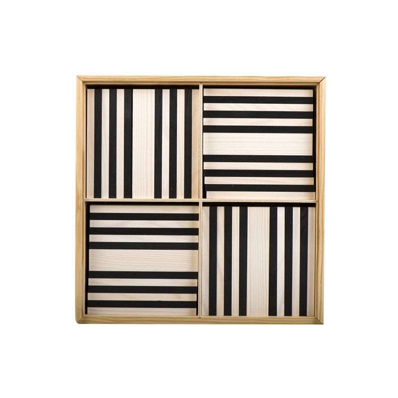 Holzbox mit 100 Kapla-Plättchen, schwarz/weiss, KAPLA 