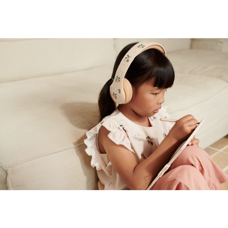 Quinn Wireless Headphones, Peach/Seashell, Liewood