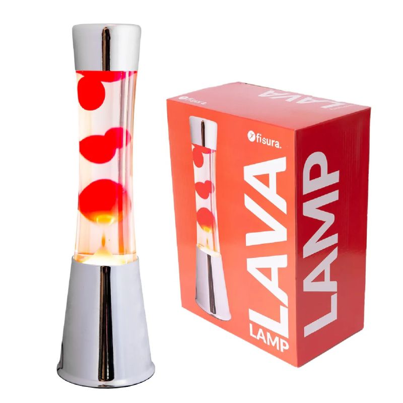 Rote Lavalampe Tower (EU-Stecker, Spannung 220-240V), Fisura