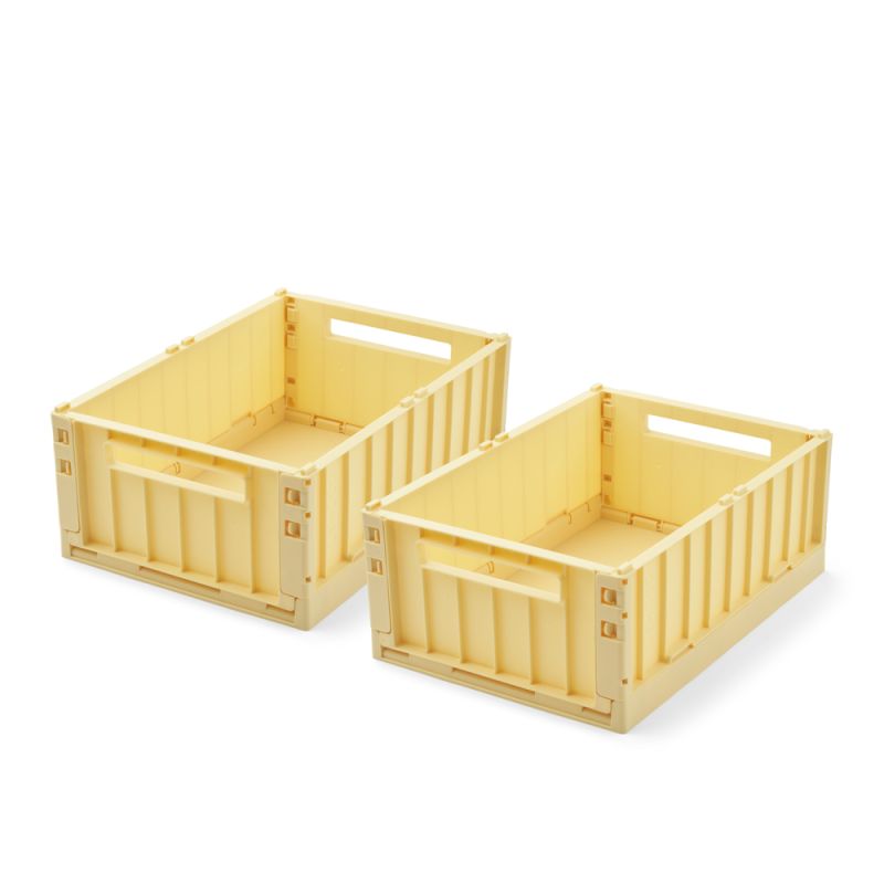 Weston Aufbewahrungsbox M 2-pack, Lemonade, Liewood