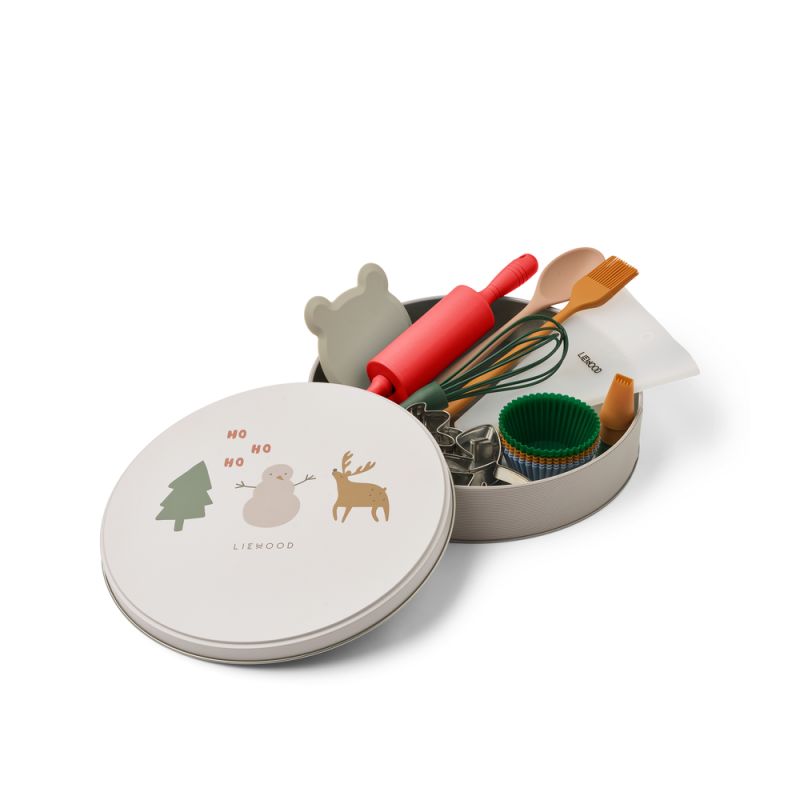 Gaspard Christmas Edition Backset, Pale Tuscany Multi Mix, Liewood