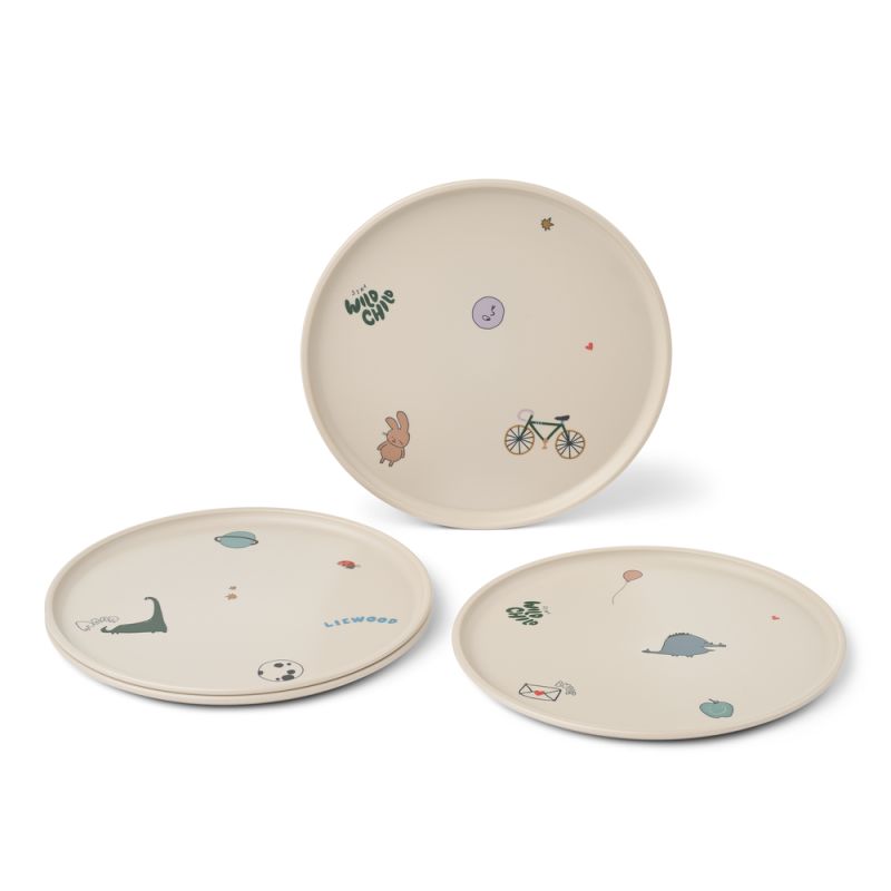 Lot de 4 assiettes Remco, Tamtam Sandy, Liewood