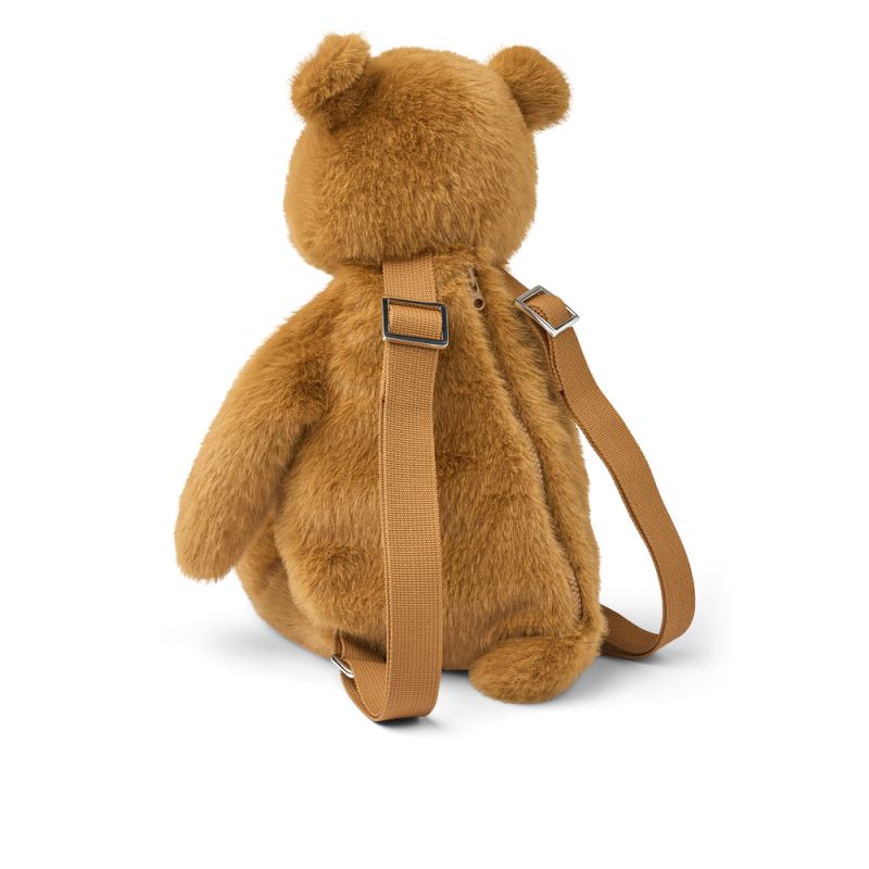 Dayana Plüsch Bären Rucksack, Golden caramel, LIEWOOD