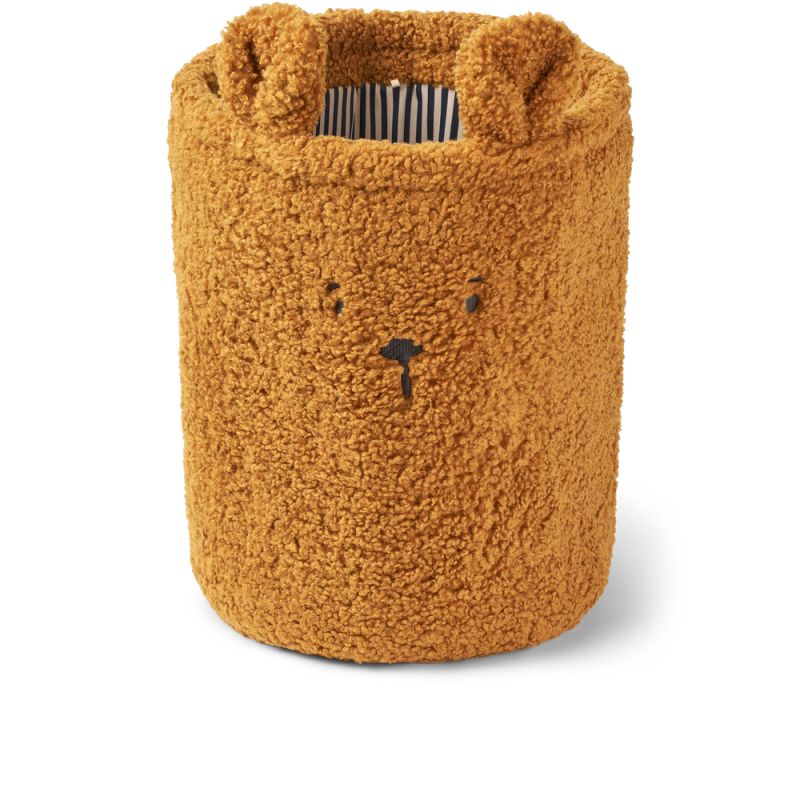 Morley Plüschbär Aufbewahrungskorb, Golden caramel, LIEWOOD