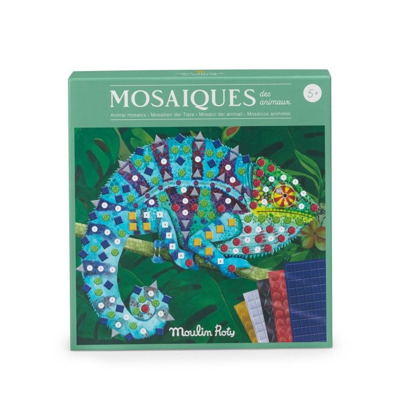 Mosaik Bastel Set, Tout autour du monde, Moulin Roty