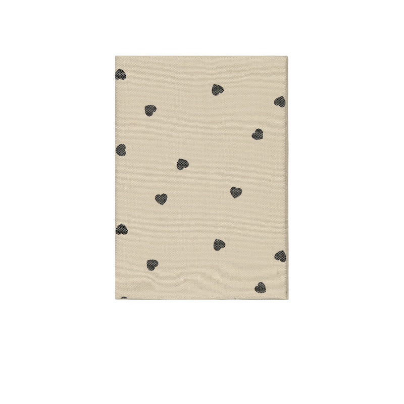 Hülle für das Untersuchungsheft,Chloé Herzen Sand, Rose in April