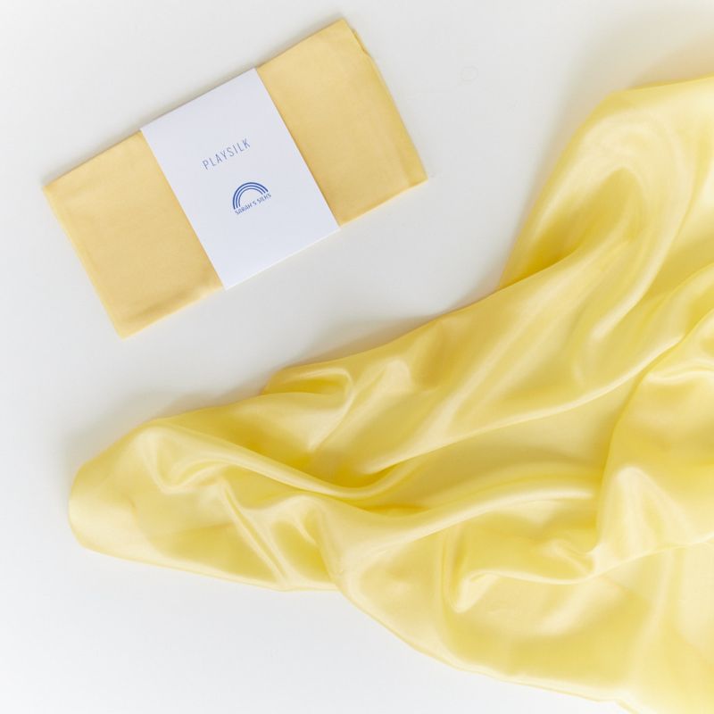 Playsilks - Seidentücher zum Spielen und Dekorieren,gelb, Sarah's Silks