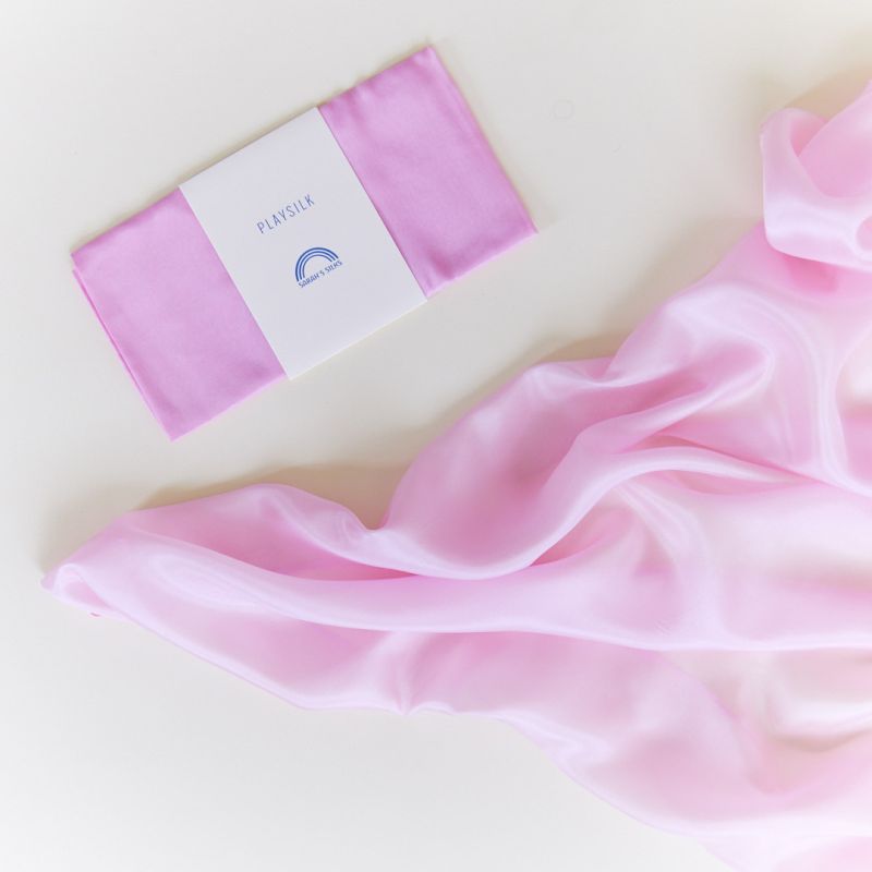 Playsilks - Seidentücher zum Spielen und Dekorieren, Pink, Sarah's Silks