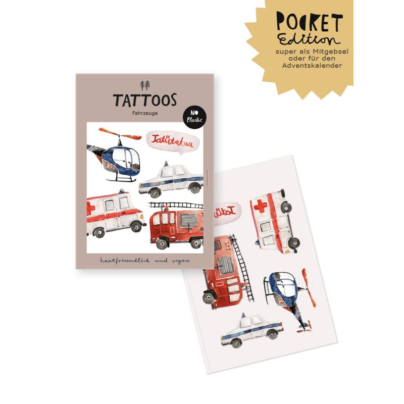 Mini Tattoos, Fahrzeuge, Halfbird
