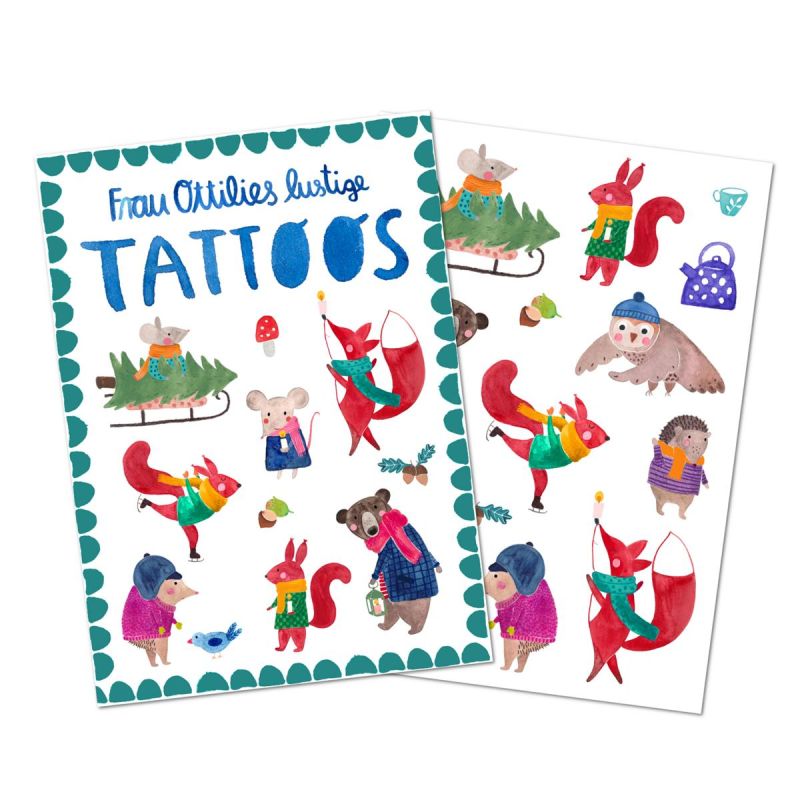 Kindertattoos, Weihnachten, Frau Ottilie 