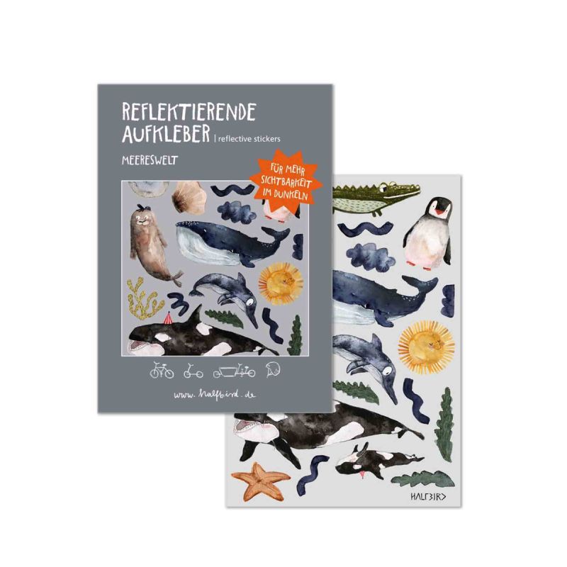 Set Reflektierende Aufkleber Pferde, Halfbird
