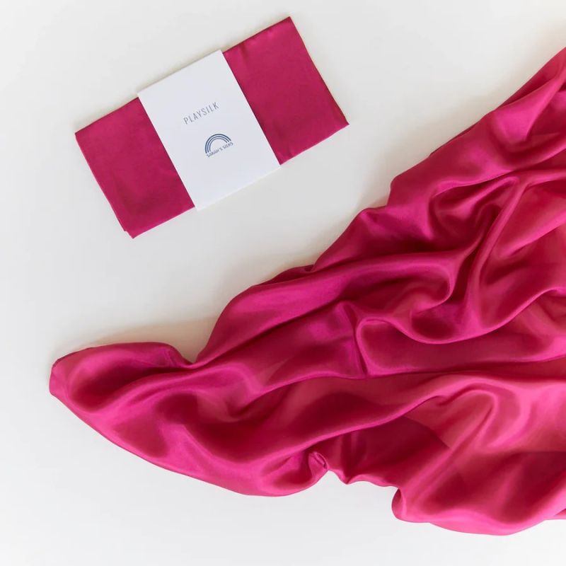 Playsilks - Seidentücher zum Spielen und Dekorieren, Red Violet, Sarah's Silks