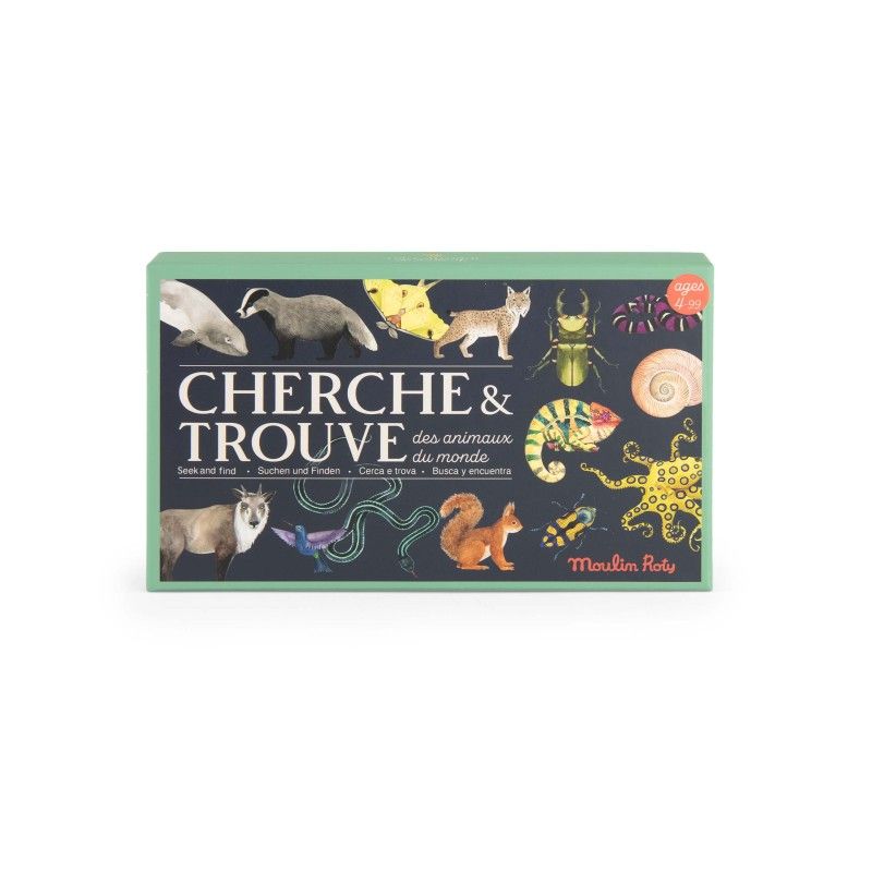 Suchen und Finden, Gesellschaftsspiel, Tout autour du monde, Moulin Roty