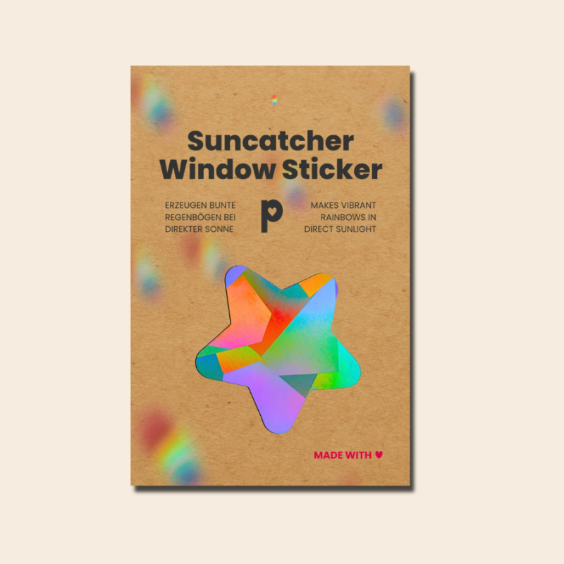 Suncatcher Window Sticker, Stern, Plottkowski