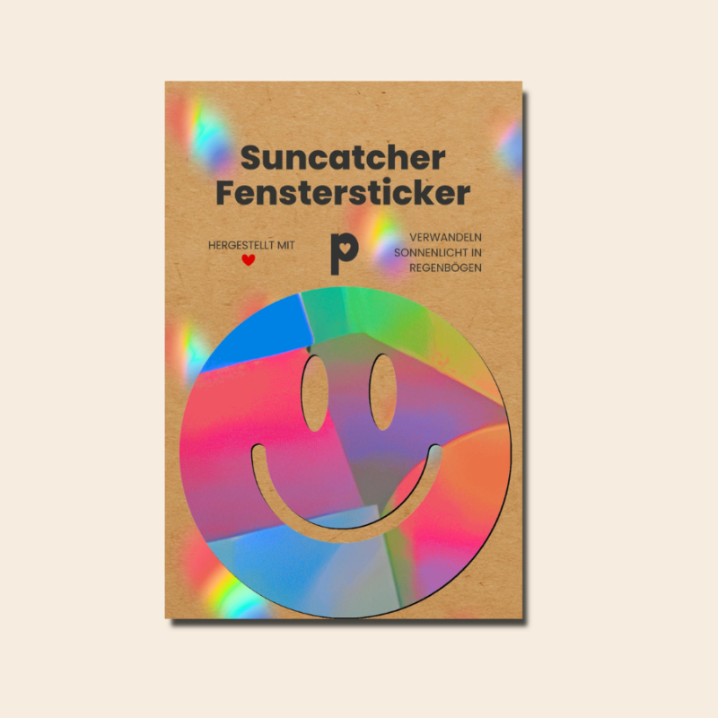 Suncatcher Window Sticker, Smiley, Plottkowski