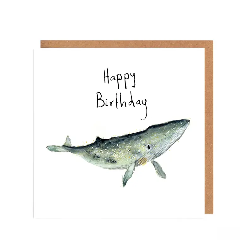 Wal Geburtstagskarte, Catherine Rayner