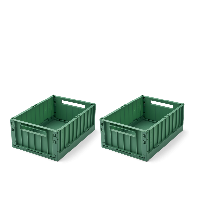Weston Aufbewahrungsbox M 2-pack, Dusty ivy, Liewood