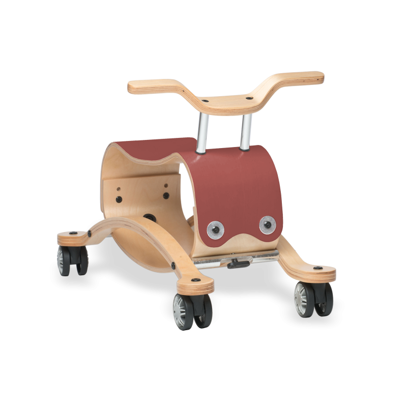 Wishbone Flip, Lauflernwagen, vintage rot