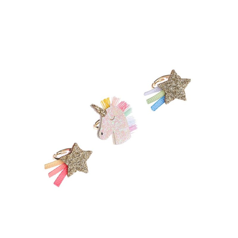 Rainbow Unicorn Ring Set, Rockahula