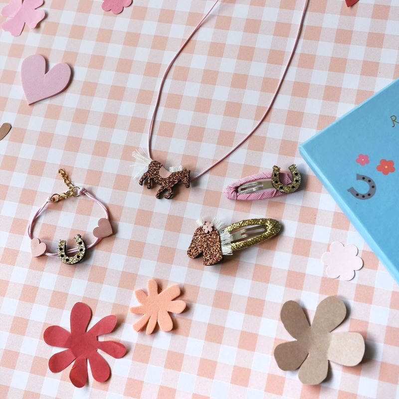 Peggy Pony Set de cheveux et de bijoux, Rockahula