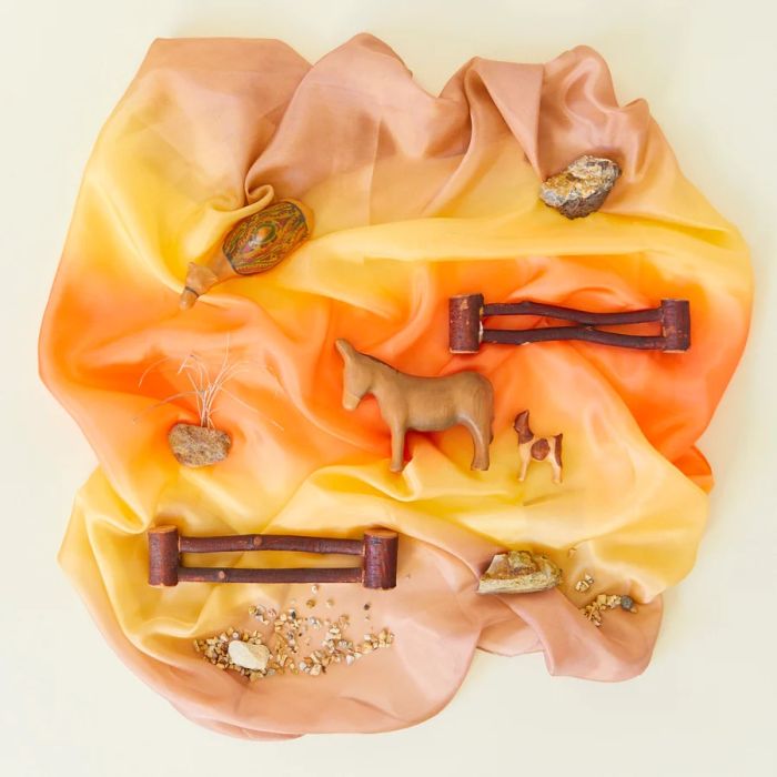 Earth Playsilks - Seidentücher zum Spielen und Dekorieren, Desert, Sarah's Silks