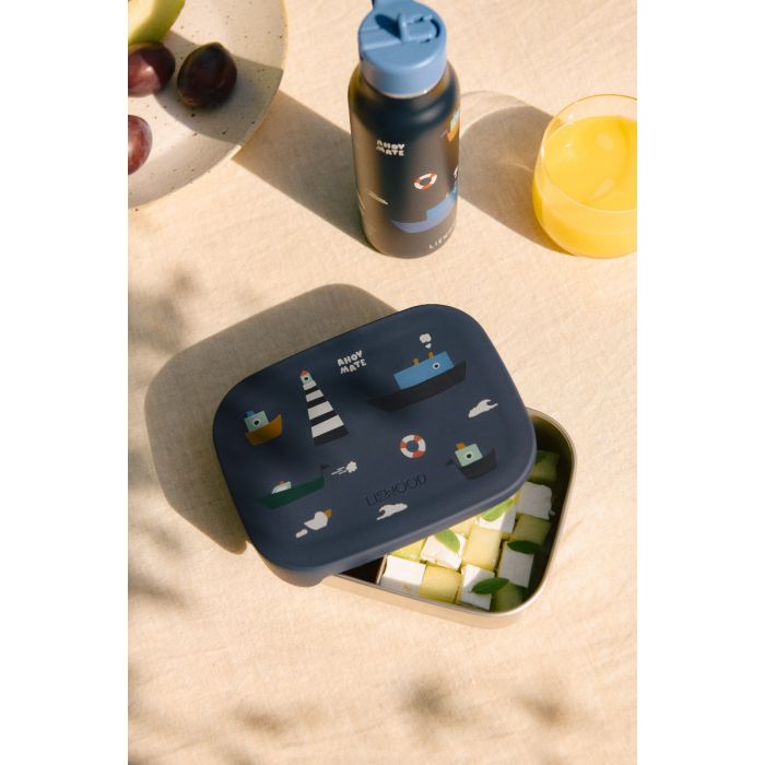 Falk Water Bottle 350ml, Sailing / Classic navy, Trinkflasche Liewood