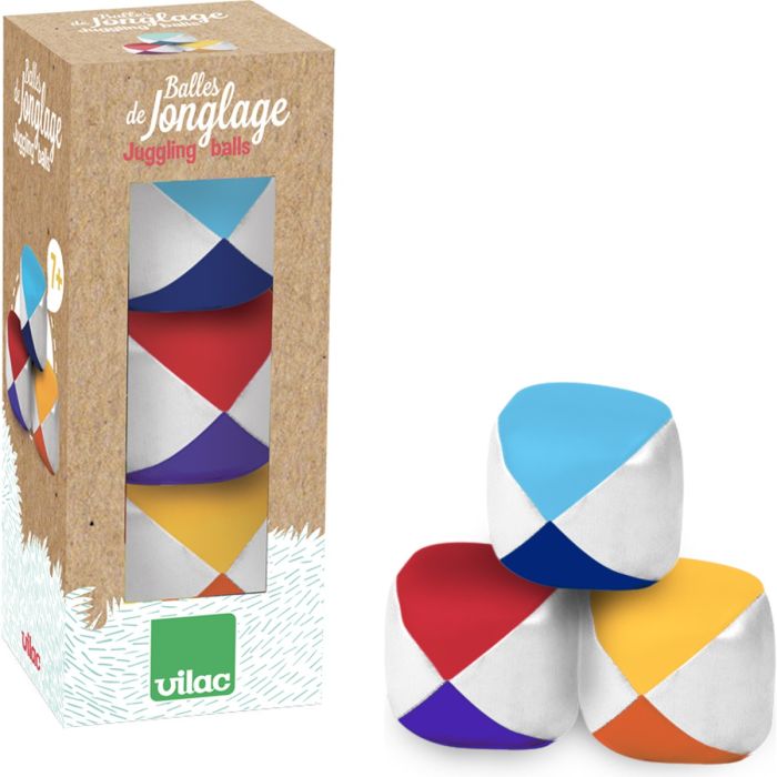 Set de 3 balles de jonglage, Plein air, Vilac