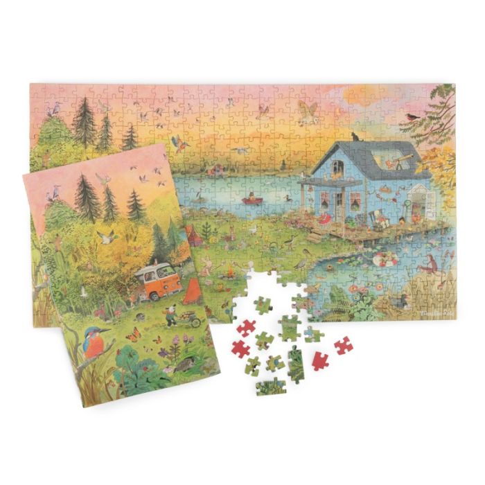 Puzzle 500 pcs, La Grande Famille, Moulin Roty