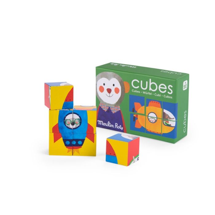 cube puzzle, Les Popipop, Moulin Roty