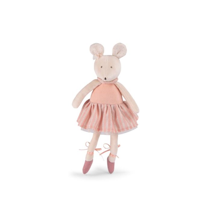Plüschtier Maus rosa, La Petite Ecole de Danse, Moulin Roty