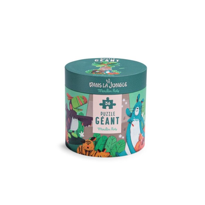 Riesenpuzzle Palme (36 St.), Dans la Jungle, Moulin Roty