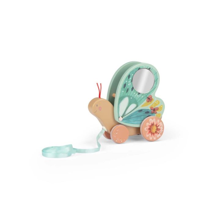 Schmetterling zum Ziehen, Trois petits lapins, Moulin Roty