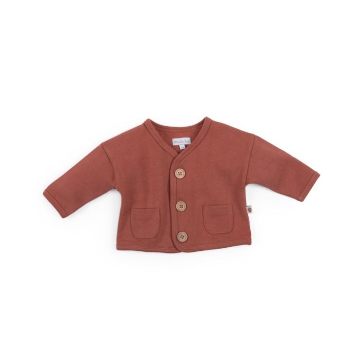 Cardigan, zimt, 6 Monate, Trois petis lapins, Moulin Roty