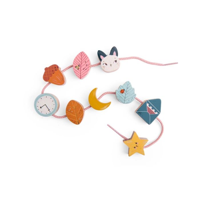 Fädelperlen aus Holz, Après la pluie, Moulin Roty