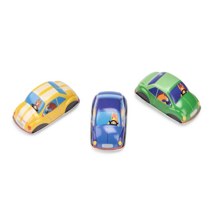 Metallauto gelb, Les Jouets Métal, Moulin Roty