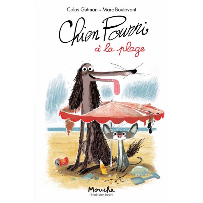Livre Chien Pourri à la plage de Gutman-Boutavant, Ecole des Loisiers, Moulin Roty