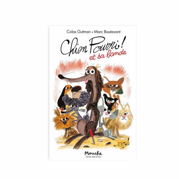 Livre Chien Pourri ! et sa bande de Gutman-Boutavant, Ecole des Loisiers, Moulin Roty
