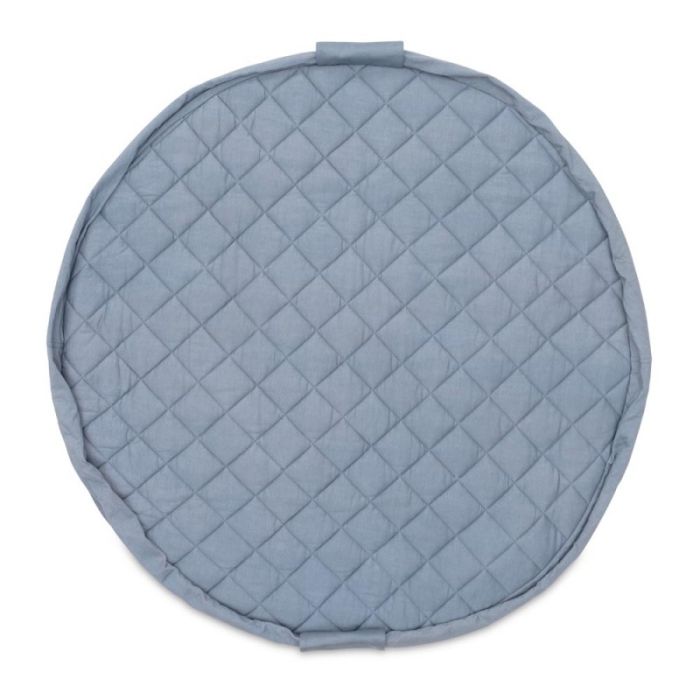 Krabbeldecke soft, Organic dusty blue, Play&Go