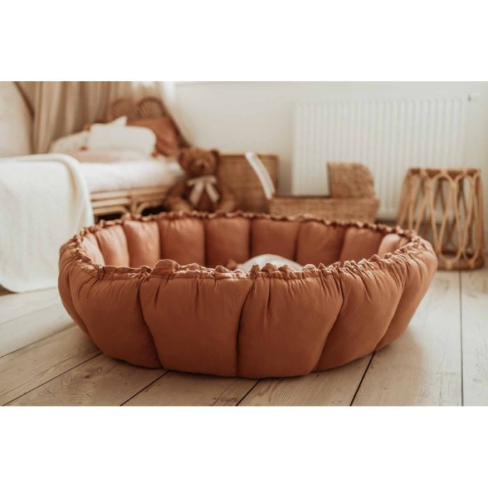 Spielmatte, Bloom Stripes brown, Play&Go