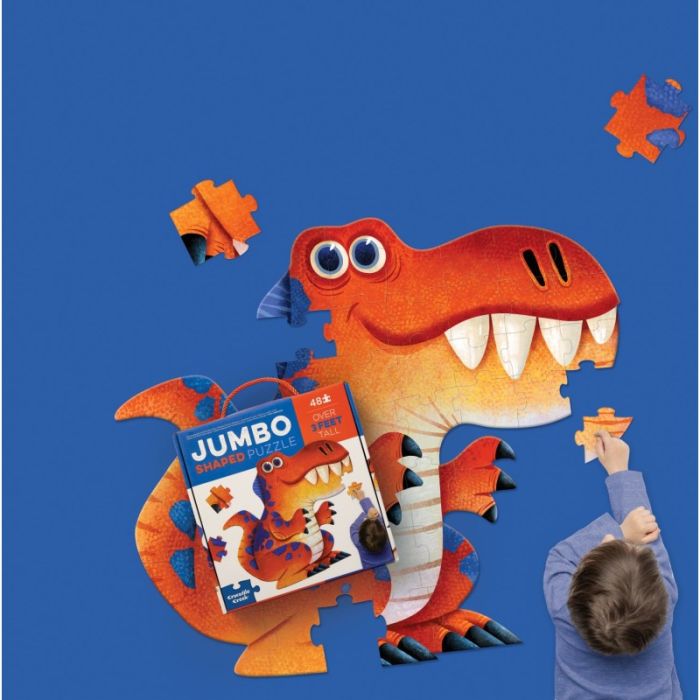 48 Pc Jumbo Puzzle,Dinosaurier, Crocodile Creek