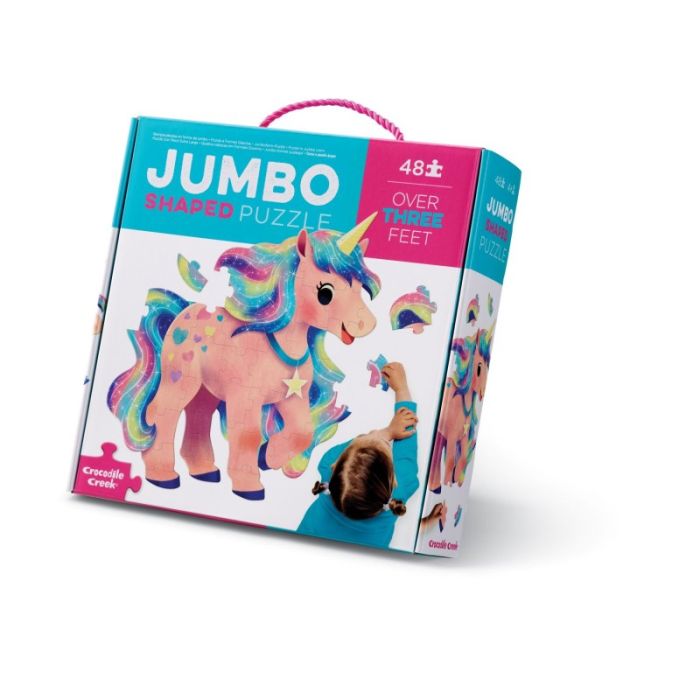 48 Pc Jumbo Puzzle,Unicorn, Crocodile Creek 48 Pc Jumbo Puzzle,Unicorn, Crocodile Creek