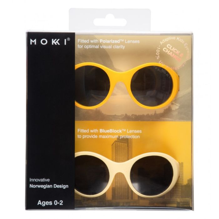 Sonnenbrille gelb, 0-2 years, click & change, Mokki Sonnenbrille gelb, 0-2 years, click & change, Mokki