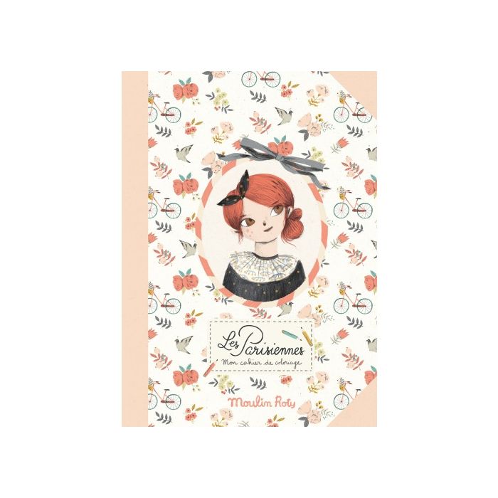 Cahier de coloriage 36 pages, Les Parisiennes, Moulin Roty