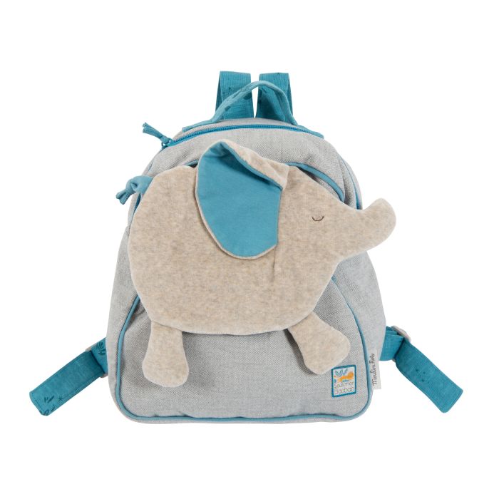 Rucksack Elefant Bergamote, Sous mon Baobab, Moulin Roty