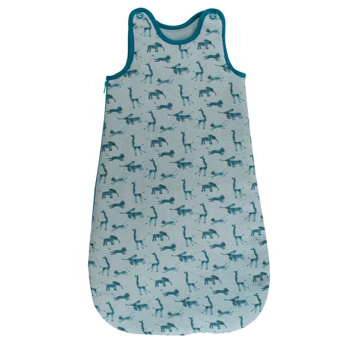 Baby-Schlafsack 70 cm blau, Sous mon baobab, Moulin Roty