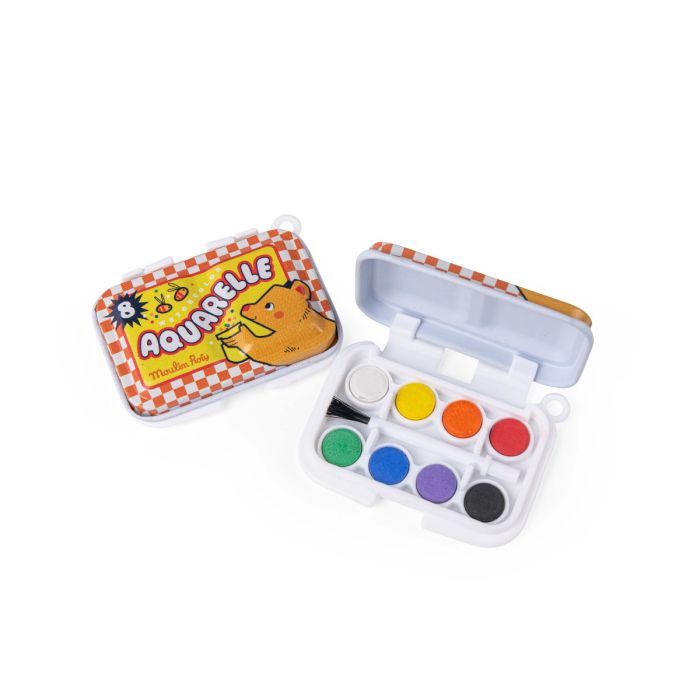 Mini Aquarell Kasten gelb, Les Petites Merveilles, Moulin Roty